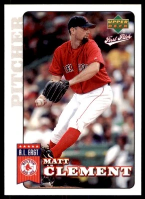 Primer lanzamiento de cubierta superior 2006 Matt Clement Boston Red Sox #28 Foto 1 de 2
