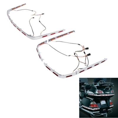 Trunk & Saddlebag Decoration Trim LED Light For Honda Goldwing 1800 01-11 - Image 1 of 4