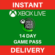 Xbox Game Pass 14 Day Trial Membership Xbox Compatible - Instant Delivery