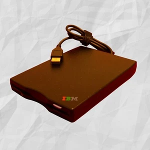 IBM USB External / Portable Diskette Drive 1.44MB FDD Floppy Diskette Drive - Afbeelding 1 van 7