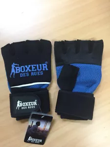 BOXEUR DES RUES Herren Fit-boxing Handschuh In Blau Neoprene With Mesh Inserts X - Bild 1 von 1