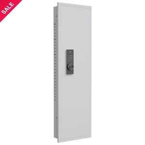In-Wall Gun Safe Multifunctional Wall Safe w/ Digital Panel & Adjustable Shelves - Picture 1 of 7