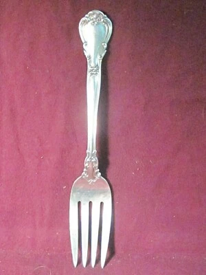 Gorham Chantilly Sterling  COLD MEAT FORK 8 1/2" 76g ...No Monogram &   mono K - Image 1 of 4
