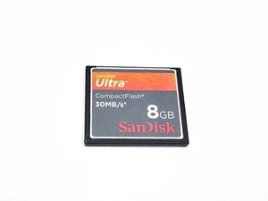 SanDisk 8gb ULTRA 30mb/s Compact Flash CF Memory Card - Picture 1 of 2