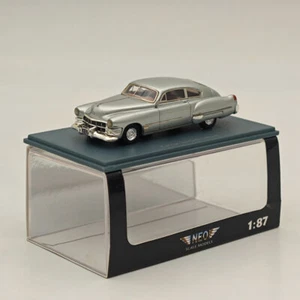 1/87 NEO SCALE MODELS Cadillac Series 62 Sedanet Coupe Silver Resin Car Limited - Picture 1 of 7