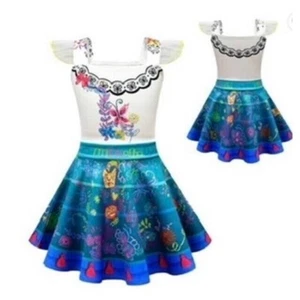 8T- Mirabel Costume Dress Encanto Inspired Birthday Party Cosplay Outfit - Picture 1 of 4