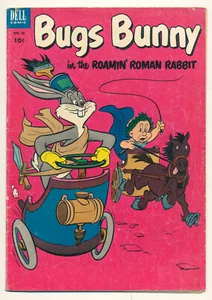 Dell Comic Book Bugs Bunny Issue #29 Roamin' Roman Rabbit Elmer Fudd 2.0 GD 1953 - Picture 1 of 2