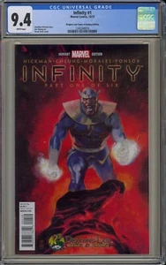 Infinity 1 CGC 9.4 Dragon's Lair Variante Avengers Thanos 1. VOLLSTÄNDIGE schwarze Bestellung - Bild 1 von 6