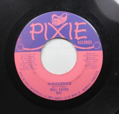 Hear! Northern Soul Deep Memphis 45 Bill Yates - Albuquerque / Signs In The Sand - Image 1 of 2