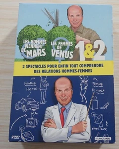 COFFRET 2 DVD SPECTACLE LES HOMMES VIENNENT DE MARS LES FEMMES DE VENUS 1 & 2 - Foto 1 di 7