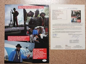 Beastie Boys & Run DMC Signed Magazine Poster All 6 Auto JSA LOA COA RARE Photo - Picture 1 of 8