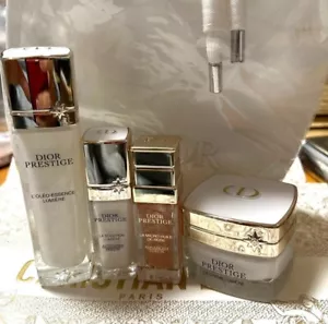 【LAST ONE SET】 Dior Prestige Oleo Lotion Lumiere serum cream pouch wrinkle gift - Picture 1 of 3