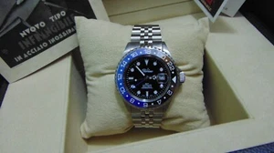 PERSEO UHR GMT BLAU UND SCHWARZ MOD. 6785 SUB . 20 ATM PROFESSIONAL AUTOMATIK - Bild 1 von 6