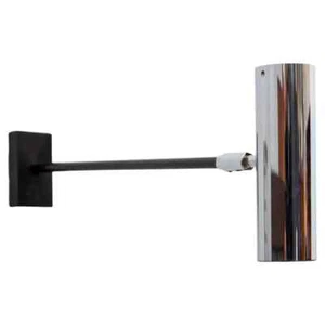 Italiano Metal Cromo Ajustable Luces de Pared 1960 Estilo Stilnovo Aplique de... - Imagen 1 de 21