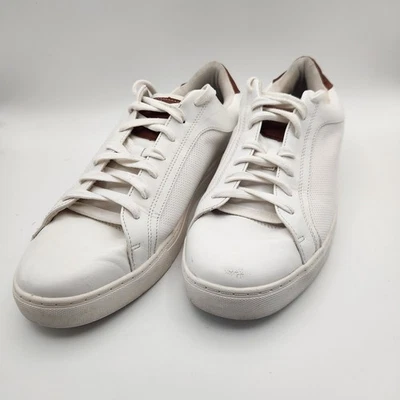 NYC by Steve Madden Mens White Lace Up Court Dress Sneakers Shoe Size 13 - Image 1 of 4