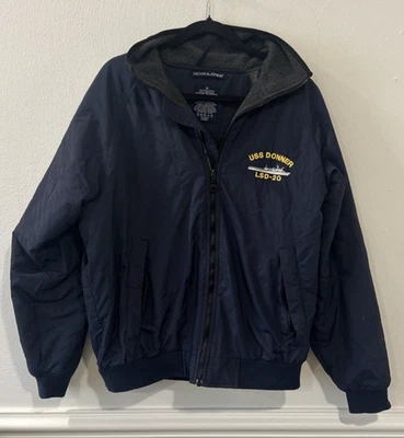 USS Donner LSD-20 Navy Military Coat Jacket Size Medium - Image 1 of 3
