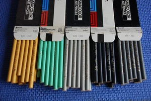 Vtg New Old Stock Berol Prismacolor Art Pencils 60 Ct 5 boxes Grey Sand Green - Picture 1 of 8
