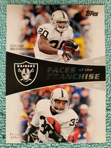2011 TOPPS DARREN MCFADDEN MARCUS ALLEN VOLTI DELLA FRANCHIGIA FF-MA RAIDERS  - Foto 1 di 5