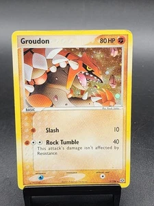Pokemon Groudon Ex Emerald 5/106 Raro Holo Juego de Cartas Coleccionables - HP/Daño - Imagen 1 de 12