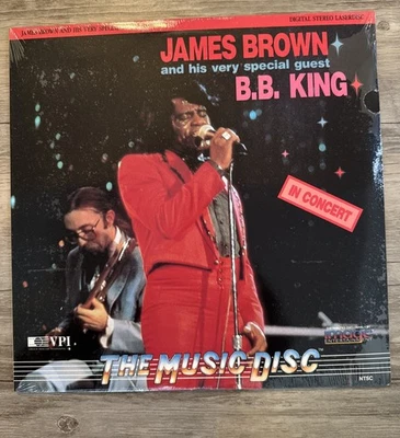 James Brown In Concert W B.B. King Laserdisc Funk Soul Godfather Hip Hop - Image 1 of 2