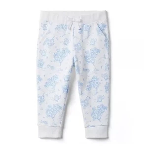 NWT Alice in Wonderland Disney Sweatpants Girls Blue White Size 7 - Picture 1 of 5