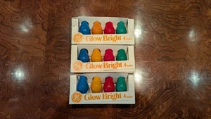 12 Vintage GE C-7 Glow Bright 5 Watt Multicolor Glühbirnen in 3 Hüllen alle getestet - Bild 1 von 6