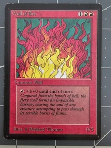 MTG ⭐ Beta Edition ⭐ Wall of Fire ⭐ Vintage Legacy ⭐ - Picture 1 of 2