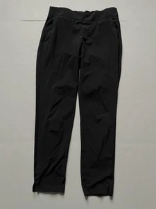 Athleta Brooklyn Ankle Pant Womens 2 Black Athletic Pull On Pant Mid Rise - Picture 1 of 7