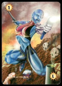 Tarjeta de juego Nebula +1 Energy Power 1995 Fleer Marvel Overpower CCG - Imagen 1 de 2