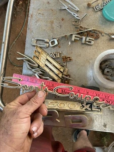 VINTAGE 1962 63 64 FORD FAIRLANE SPORTS COUPE EMBLEM SCRIPT OEM - Bild 1 von 4