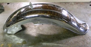 CHOPPER BOBBER 7" CHROME DUCKBILL REAR FENDER MOTO GUZZI V65C - Picture 1 of 1