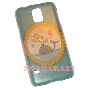FUNDA CARCASA DURA DIBUJO PARA SAMSUNG GALAXY S5 SV i9600 BALLENA - Imagen 1 de 1