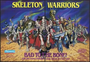 SKELETON WARRIORS - Original 1994 Trade AD / poster _ Playmates promo - Picture 1 of 3