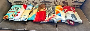 Eight St. Labre Indian School Fleece Throws-New Old Stock-MUSTSEE@@ - Picture 1 of 4