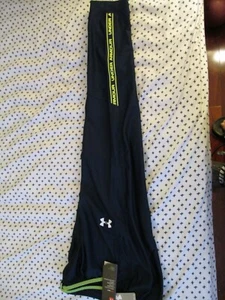 New Under Armour Boys Navy/Neon Green Jogger Sweat Pants YXL 18-20 $1.99 SHIP - Picture 1 of 4