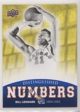 2013 Upper Deck University of Kansas Distinguished Numbers Bill Lienhard #DN-10