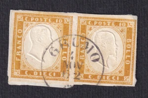 WW3-IV SARDEGNA-10 C + 10 C DA GROMO PICCOLO FRAMMENTO - Imagen 1 de 2
