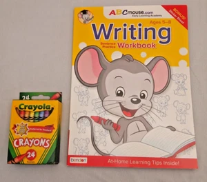 ABC Mouse Writing 80 Page Workbook With Stickers & Crayons (24) Ages 5-8 - Picture 1 of 2
