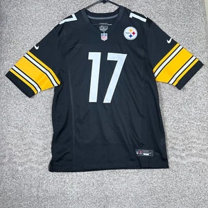 Maglia Nike NFL Pittsburgh Steelers Uomo Large Nera Personalizzata Procyon Nome Nuova - Foto 1 di 10