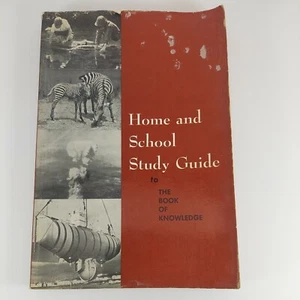 Vintage Home and School Study Guide to the Book of Knowledge 1962 Grolier PB - Picture 1 of 12