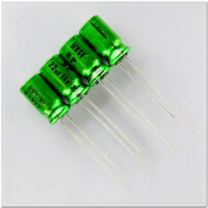 Nichicon MUSE BP (ES) serie 22uF/16V22uF condensador de audio no polar 85°C 6.3x11mm - Imagen 1 de 2