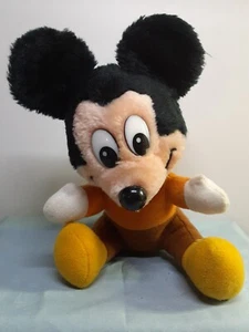 Vintage Walt Disney Mickey's Christmas Carol Plush Mickey Mouse Doll 7.5" - Picture 1 of 5