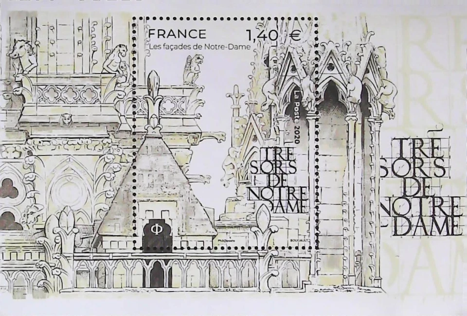 Bloc trésor de notre Dame   2020    Grand luxe  N° Yvert BF 151 - Photo 1/1