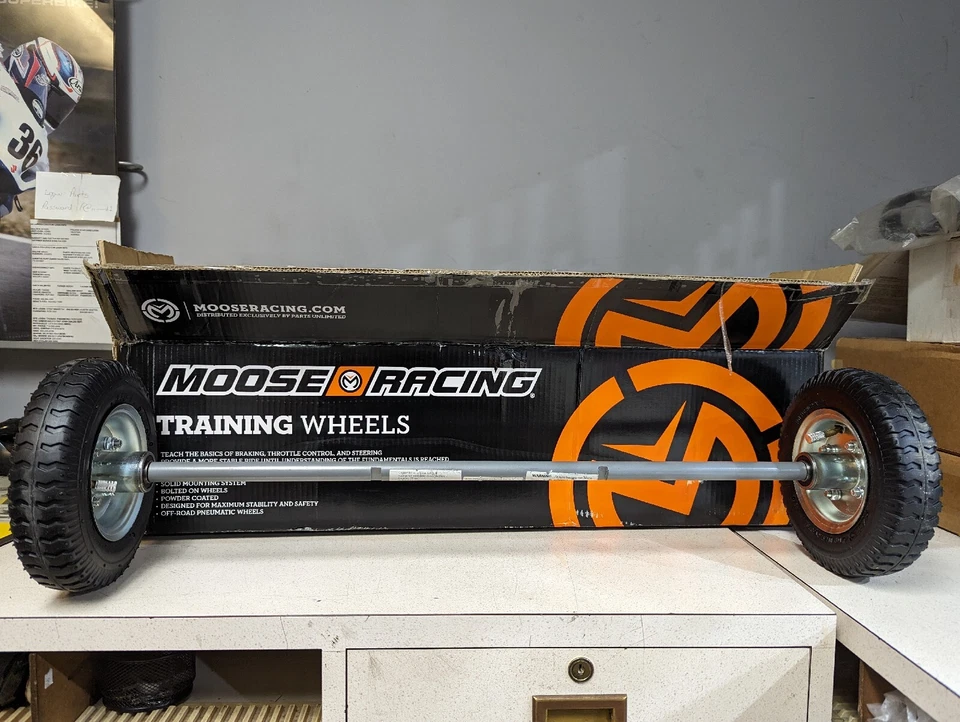 Ruedas de entrenamiento Moose Racing 9501-0180 Suzuki JR 50/KDX 50 Kawasaki Foto 1 de 4