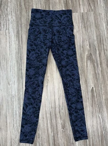 Athleta elation textured tight blue/black Size XS - Picture 1 of 4