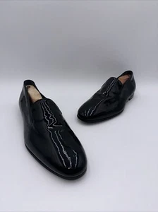TO BOOT NEW YORK Men’s Perry Venetian Loafer Black Patent Leather Size 10 - Picture 1 of 8