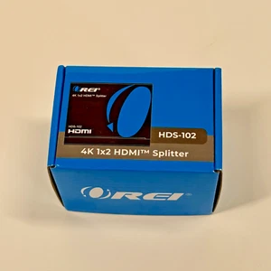 OREI 4K 1x2 HDMI Splitter with EDID & HDCP 1.4 - HDS-102 - New Open Box - Picture 1 of 5
