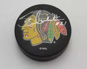 Stan Mikita HOF Signed/Autographed Chicago Black Hawks Hockey Puck PSA 194281 - Picture 1 of 2