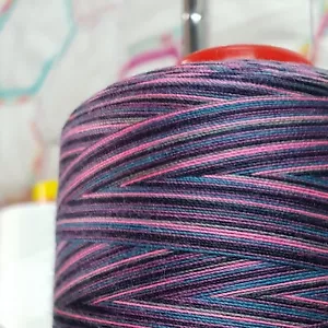Wild One Variegated TWISTED THREADS 5000M Overlocker Thread, 100% spun polyester - Picture 1 of 7