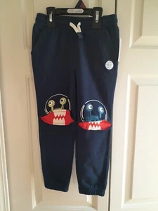 Garanimals Boys Novelty Alien Jogger Navy Blue Adjustable Waist Pants Size 6 - Picture 1 of 7